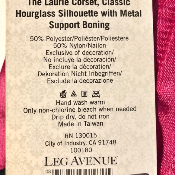 Hot Pink Corset - Picture 5 of 5